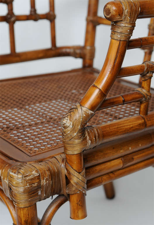 Old Baker Bamboo Chair 3
