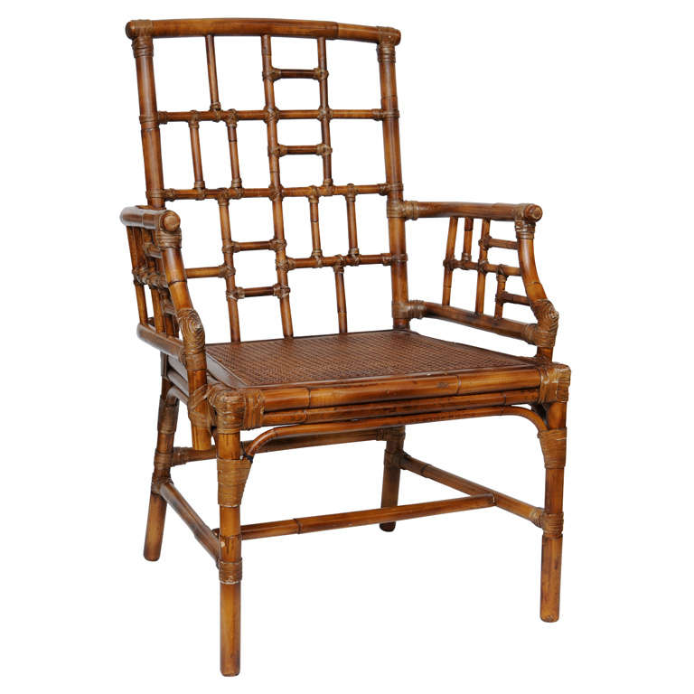 Old Baker Bamboo Chair