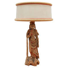 Chinese Artifact Mounted as Lamp by William Haines 