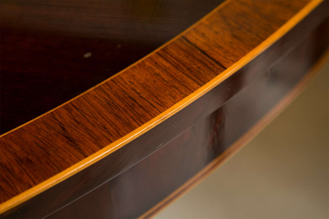 American English Regency Style Mahogany Dining Table by Zonon
