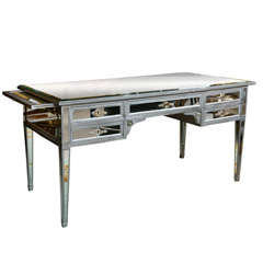 Vintage A Maison Jansen Mirrored Desk.