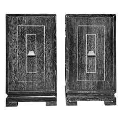 Pair of James Mont Side Cabinets