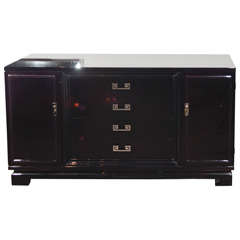 Modernist Sideboard with Stylized Greek Pulls by Kittinger