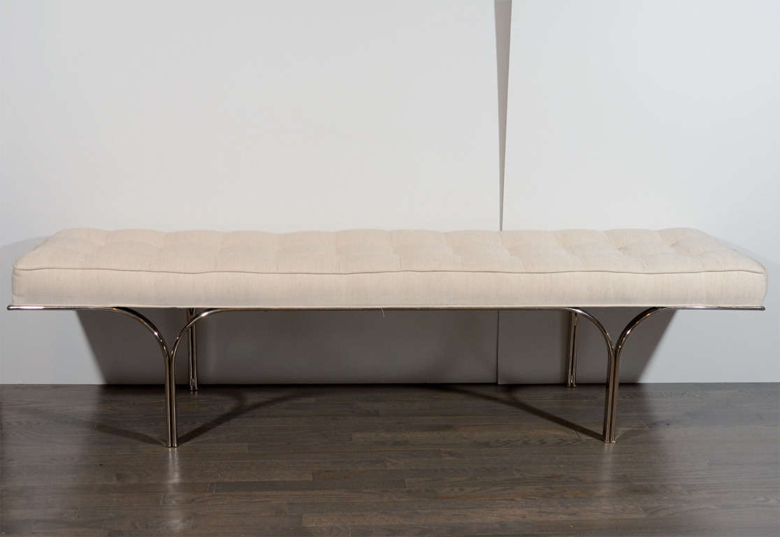 Modernist Bench by Milo Baughman