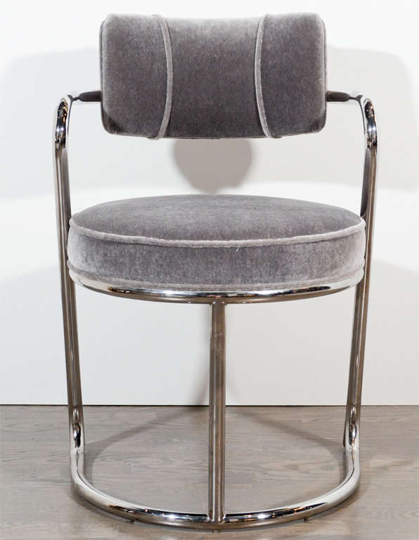 Art Deco Machine Age Tubular Chair by Wolfgang Hoffman