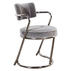 Art Deco Machine Age Tubular Chair by Wolfgang Hoffman