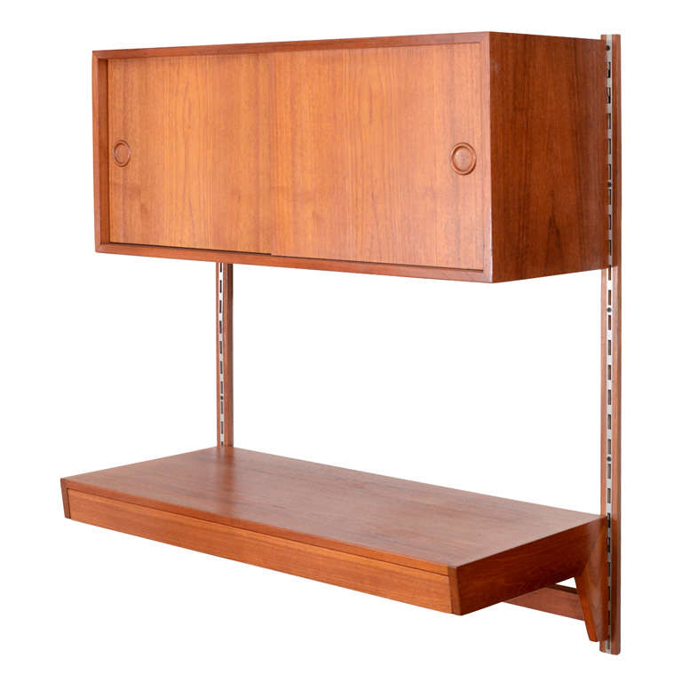 Danish Modern Wall Mounted Desk