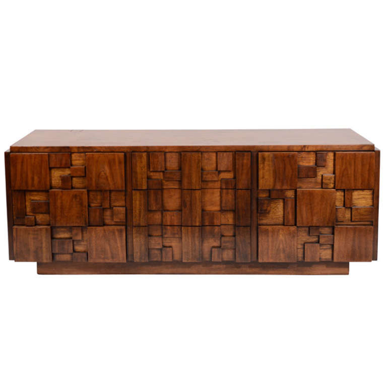 Bold and Sculptural Dresser Credenza