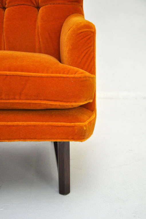 Mid-Century Modern Dunbar Wingback Lounge Chair - Edward Wormley