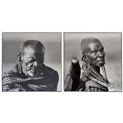 Pair of African photo portrait from photographer Karl Ziegler