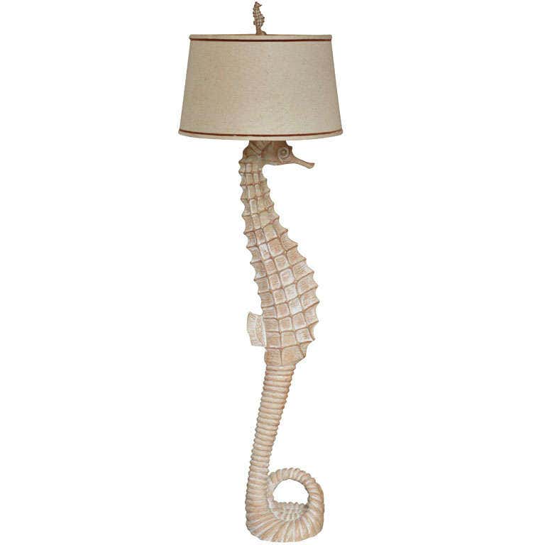 "Seahorse Floor Lamp" at 1stDibs | seahorse lamps, sea horse lamp ...