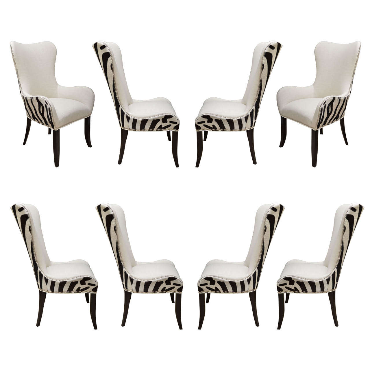 Zebra Print Dining Room Chairs