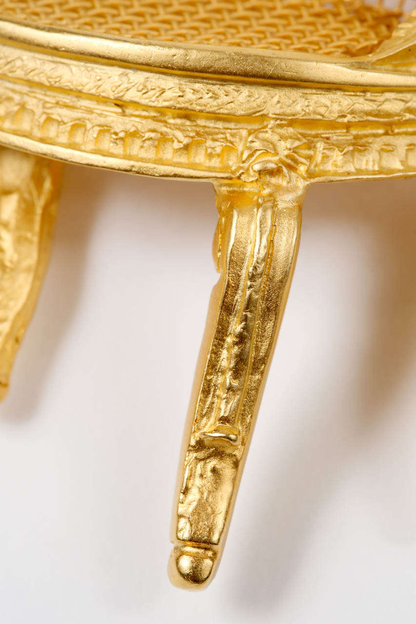 lagerfeld customize my gold chair