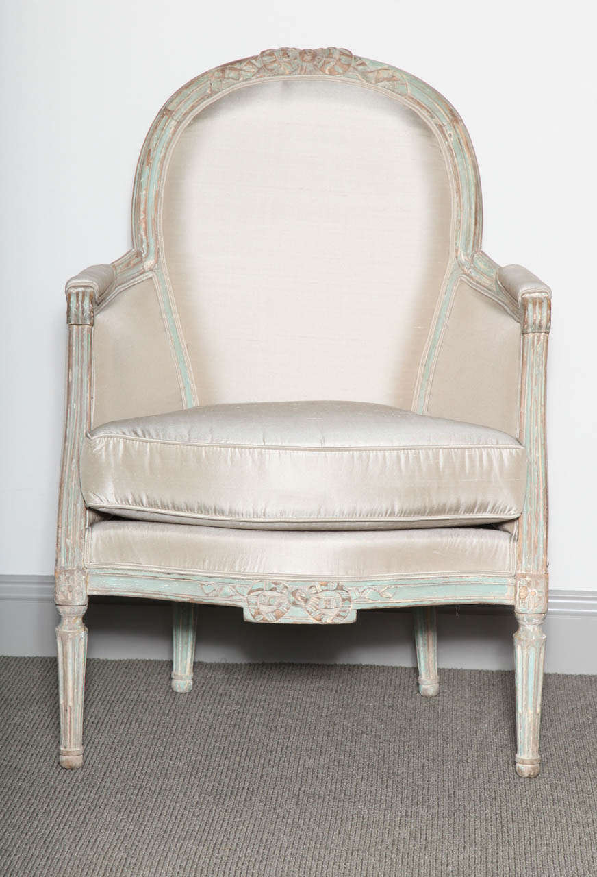 Swedish Gustavian Style Armchairs For Sale