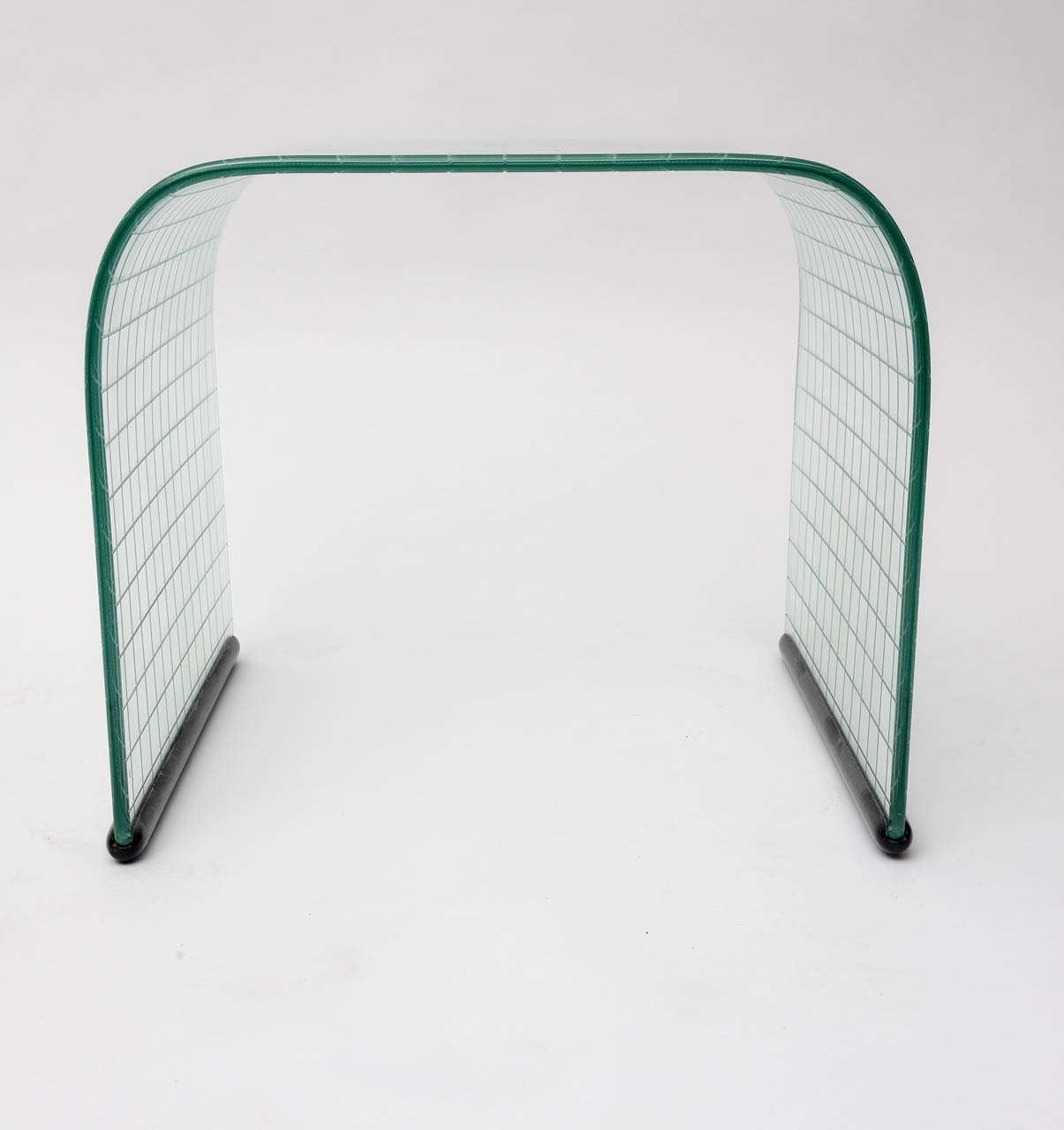 Fiam Taburete/Mesa de cristal templado Italiano en venta