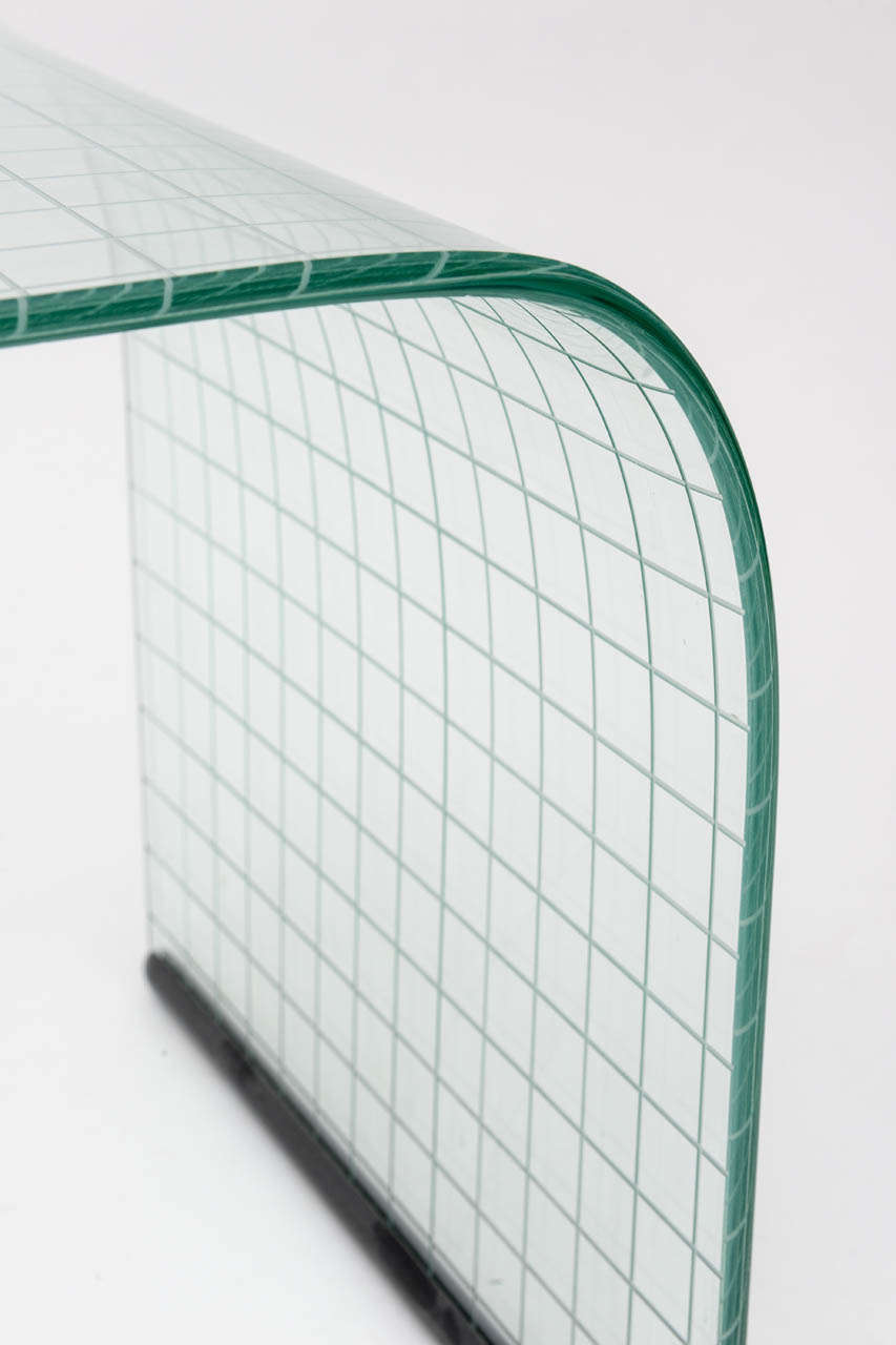 Fiam Taburete/Mesa de cristal templado en venta 1
