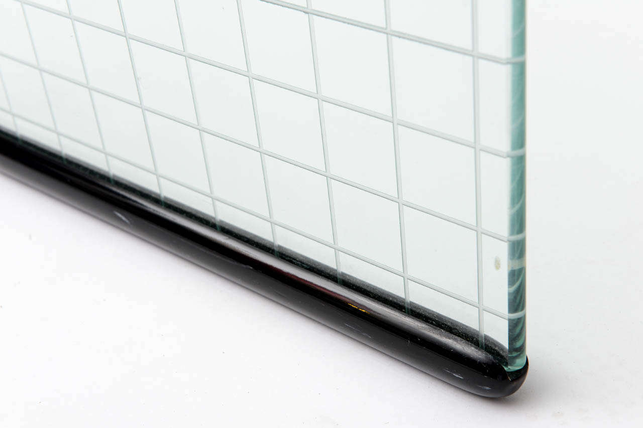 Hocker/Table aus gehärtetem Glas aus Schaumstoff im Angebot 3