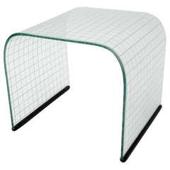 Fiam Tempered Glass Stool/Table