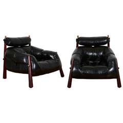 Vintage Pair of Armchairs - 1958 by Percival Lafer