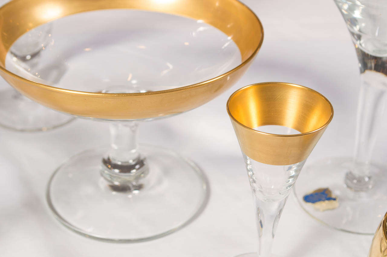 American Sets Of Dorothy Thorpe Drink-wear Gold, Silver and Platinum
