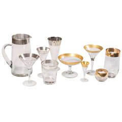 Retro Sets Of Dorothy Thorpe Drink-wear Gold, Silver and Platinum