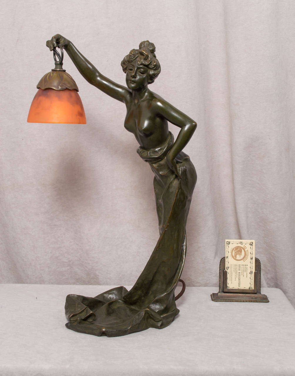 For those who are getting started in art nouveau, Emmanuele Villanis and his work are essential.  If you are not familiar with this fine sculptor, you should check the Berman.Abage Four Volume Set on Bronzes.  More of his works are displayed in