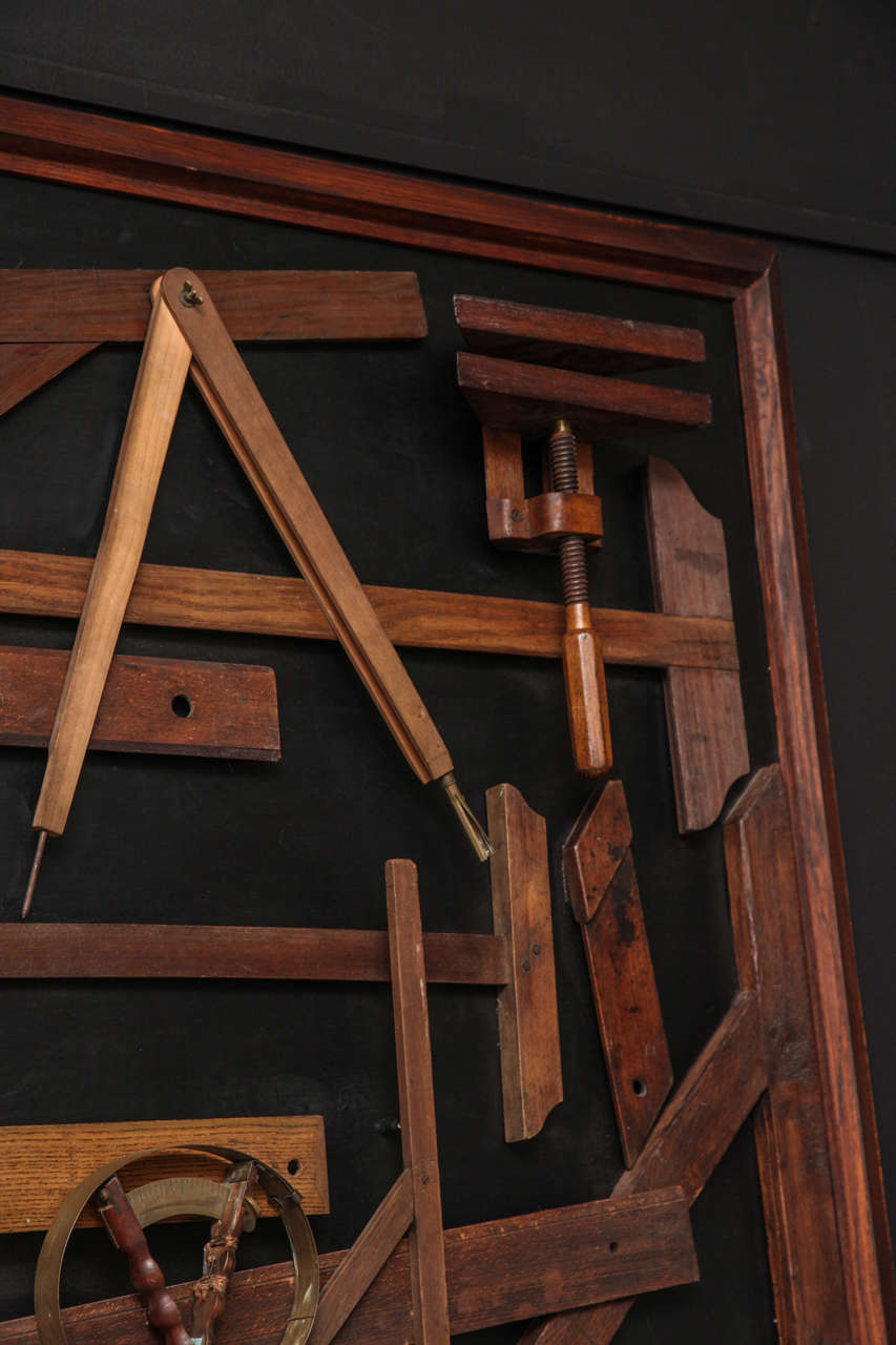 Folk Art Assemblage of Carpenter's Tools 3