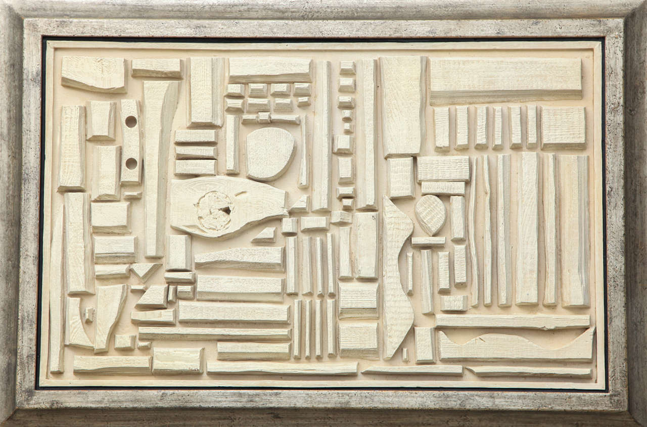 Framed Oak Relief In Excellent Condition In New York, NY