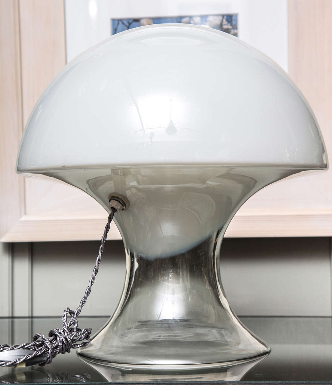 Gino Vistosi Murano glass table lamp circa 1960