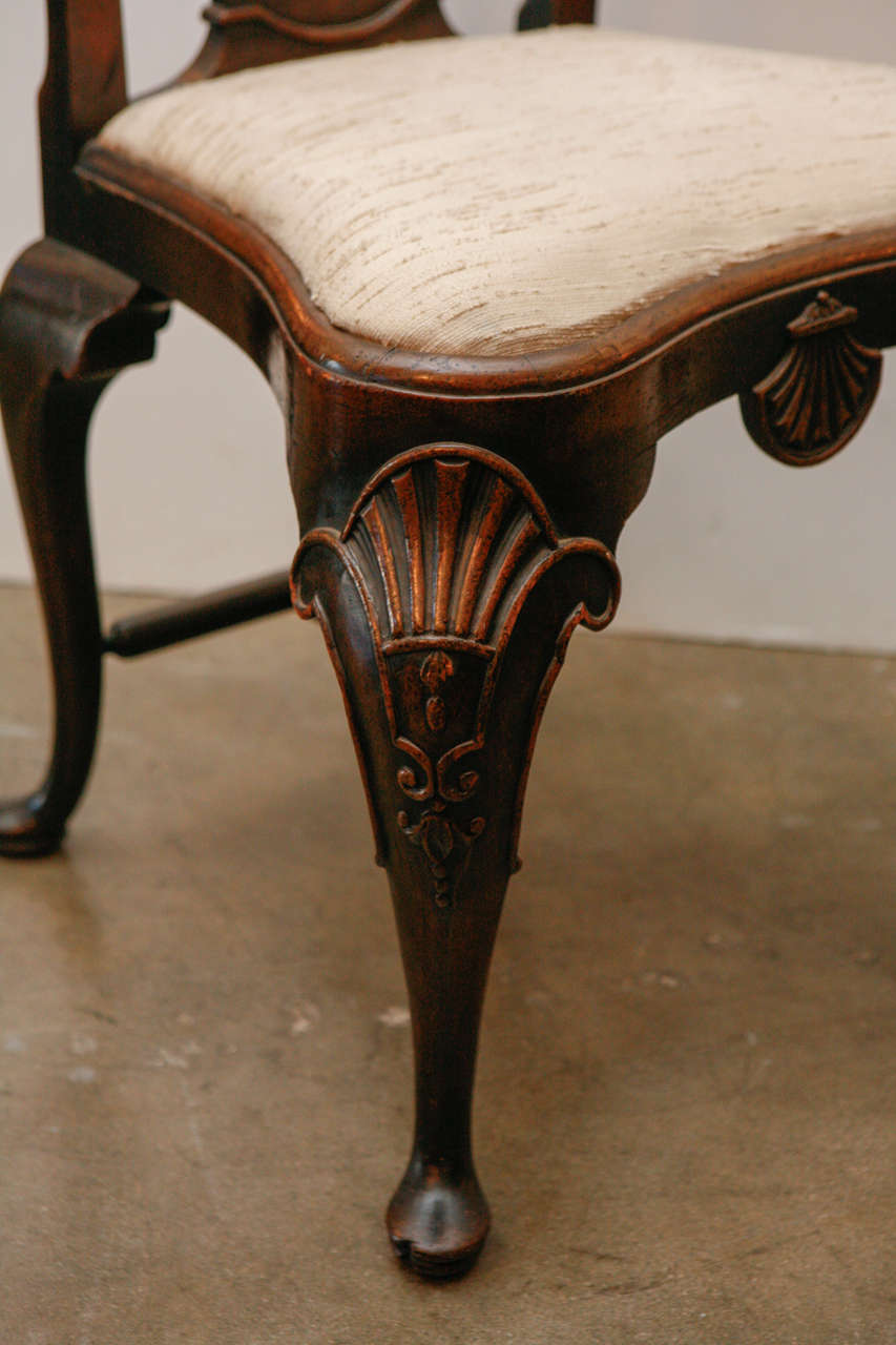 Early 20th Century Unique Set of Turn of the Century, English Dining Chairs