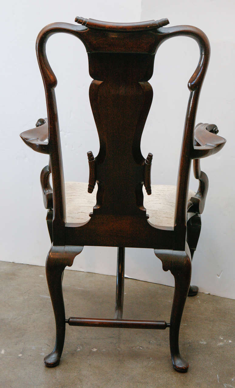 Unique Set of Turn of the Century, English Dining Chairs 3