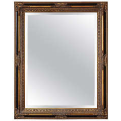 Vintage Neoclassical Rectangular Mirror in Empire Revival Style