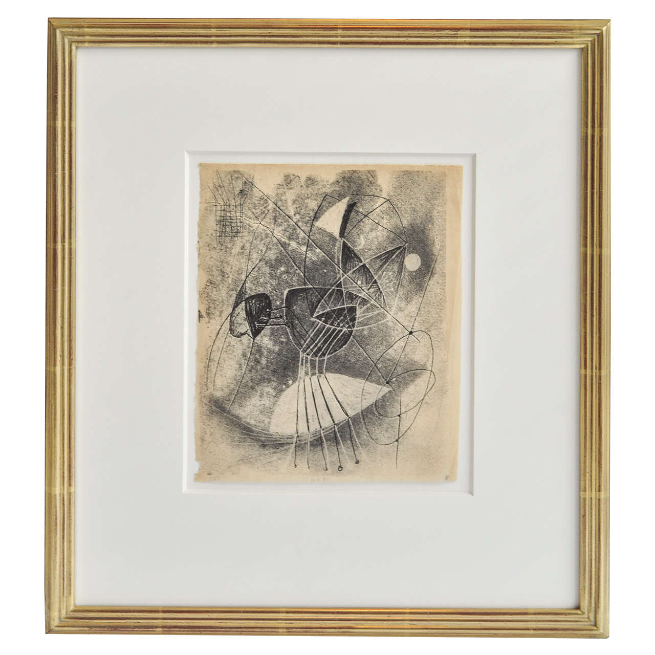 1940s Monotype by Harry Bertoia For Sale at 1stDibs harry bertoia