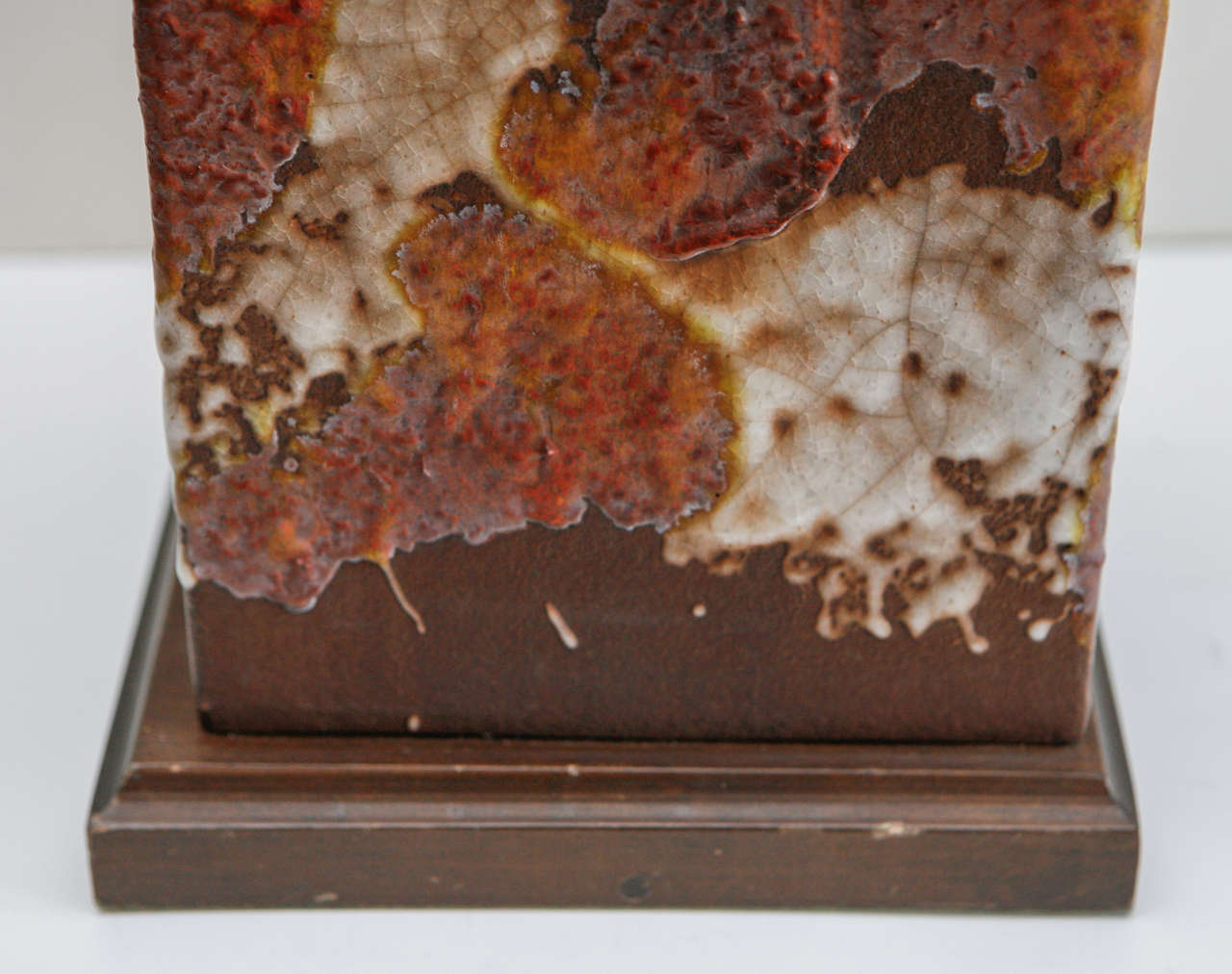 Base de lámpara vintage Studio Pottery en Bueno estado para la venta en Los Angeles, CA