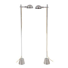 Rare OMI Floor Lamps for Koch & Lowy