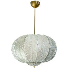 Vintage Murano ceiling fixtures by Barovier- Two available