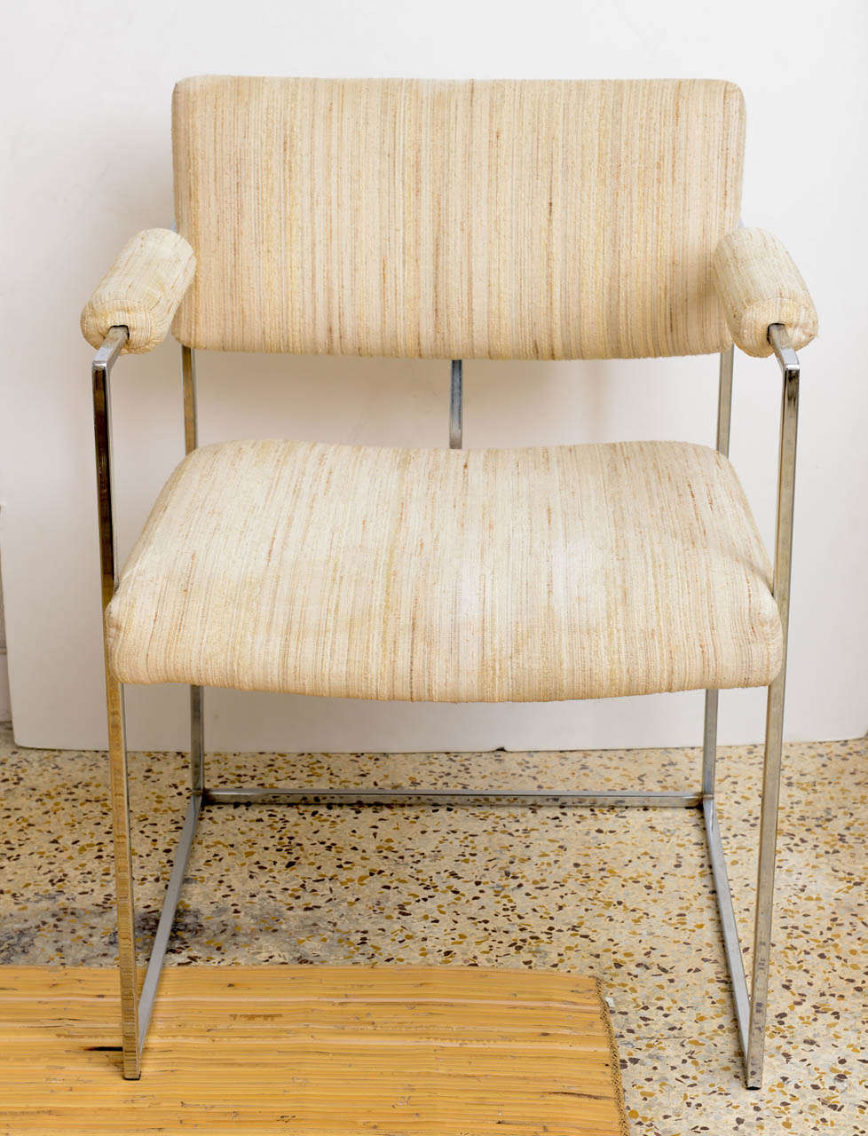 This set of armchairs were designed by the iconic designer Milo Baughman in the 1970s and are from his 