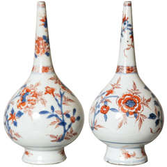 Antique Pair of Chinese Imari Rosewater Sprinklers, 18th Century