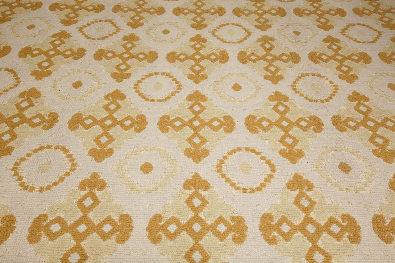 Unknown Unusual European rug For Sale