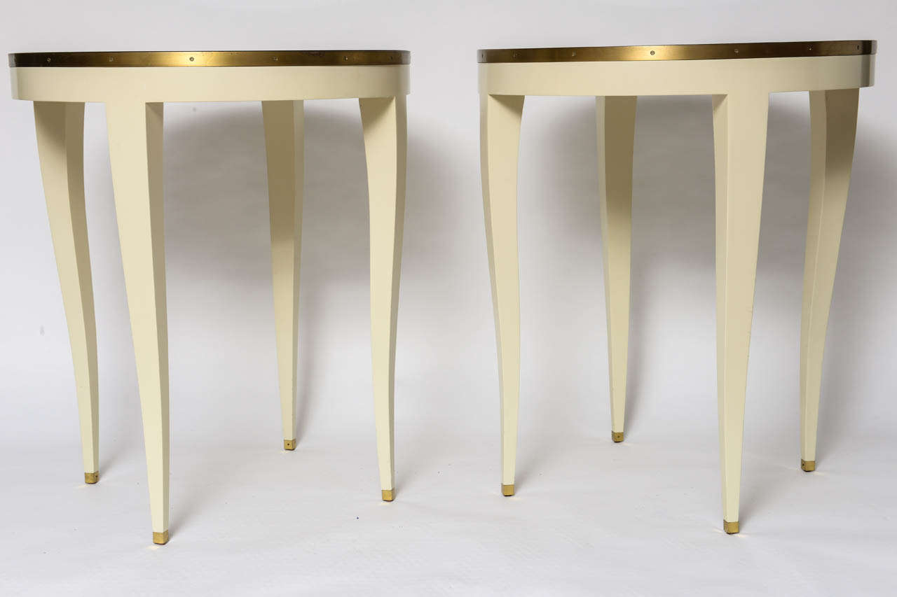 American Angelo Donghia Round Side Tables/SATURDAY SALE