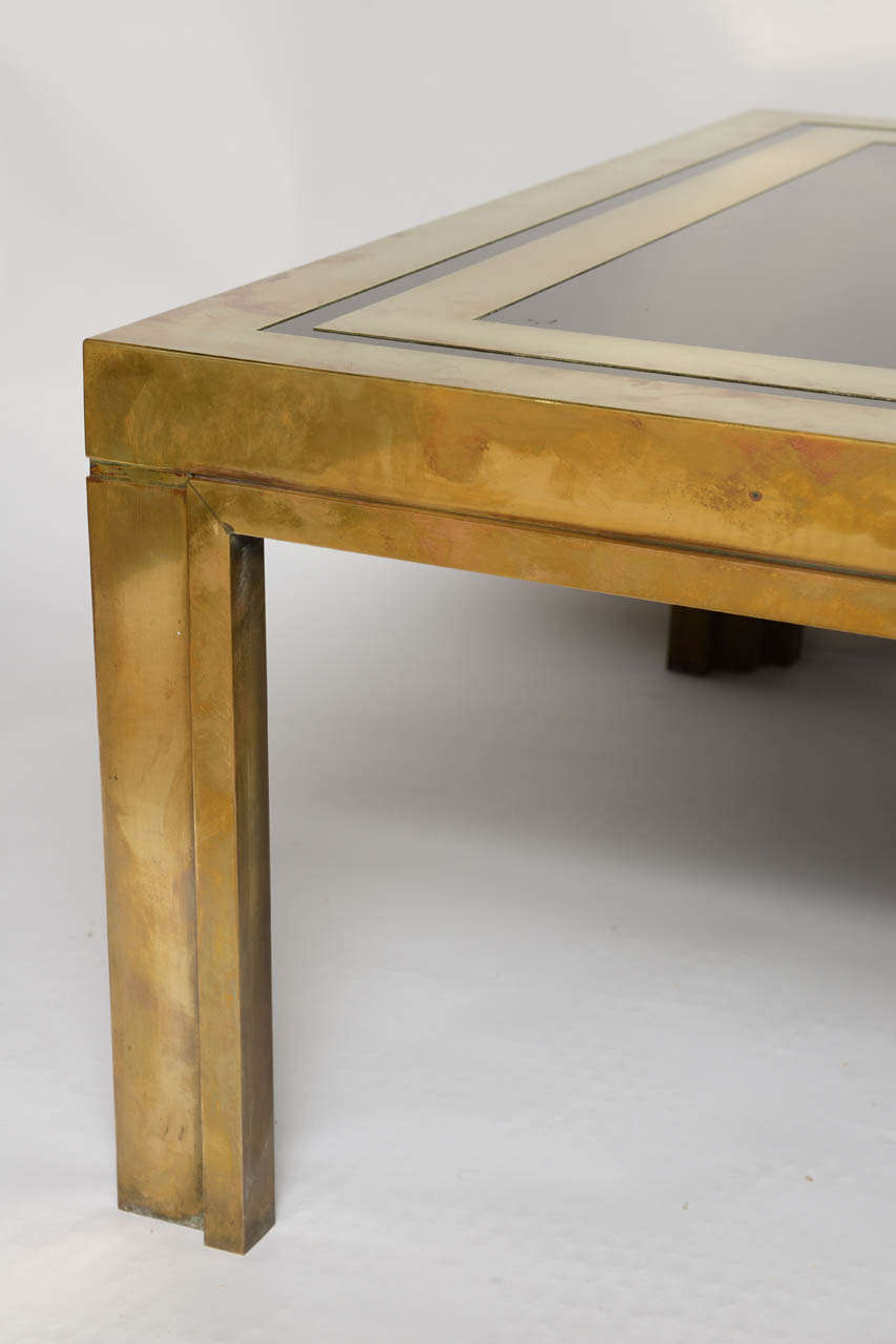 Romeo Rega Brass and Lacquered Cocktail Table 1