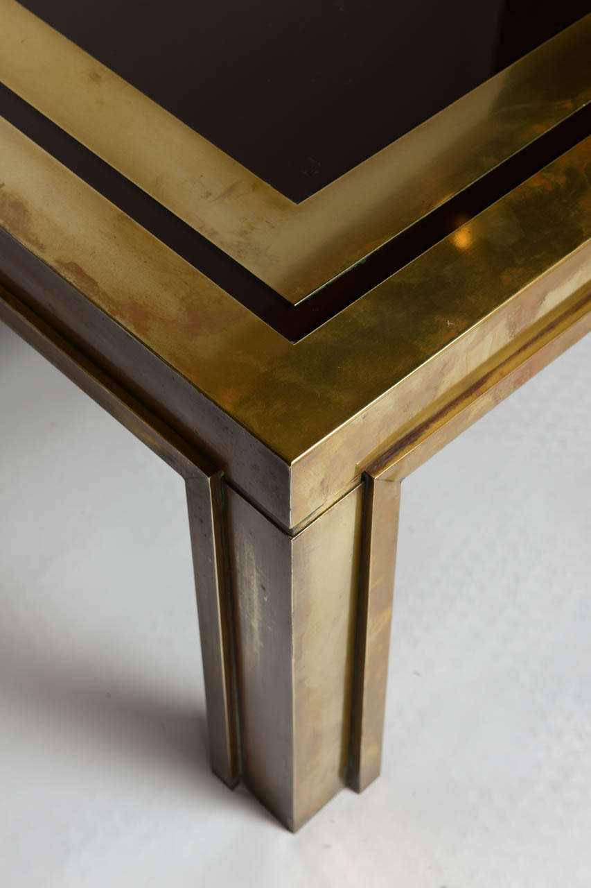Romeo Rega Brass and Lacquered Cocktail Table 3