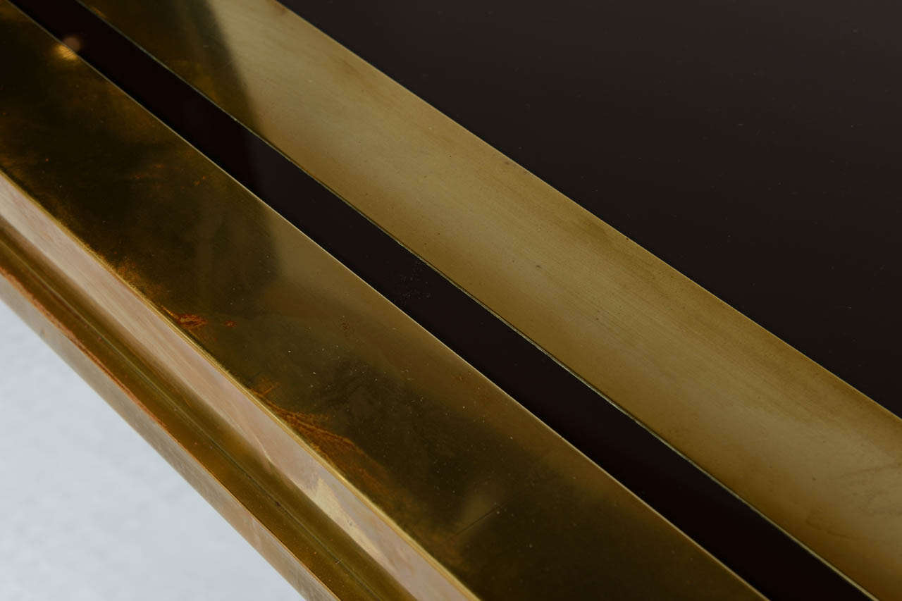 Romeo Rega Brass and Lacquered Cocktail Table 5