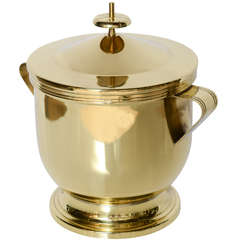 Tommi Parzinger Polished Brass Ice Bucket