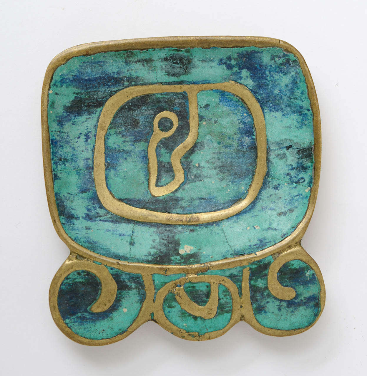Modern Fantastic Pepe Mendoza Sodalite and Bronze Dish/Object