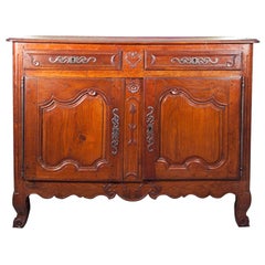 Regal French Louis XV Period Cherrywood Buffet