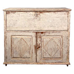 Early 19th Century Gustavian Drop Front Secretaire 3