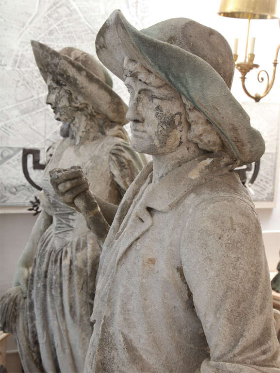 Statue of Shepherd & Shepherdess In Good Condition In Washington, DC