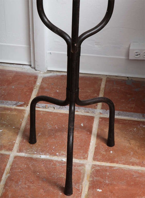 French Provincial Iron Candelabra For Sale