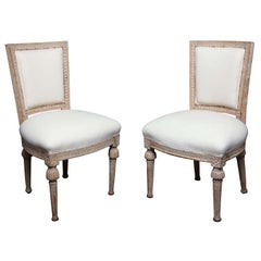Pair of Gustavian Side Chairs